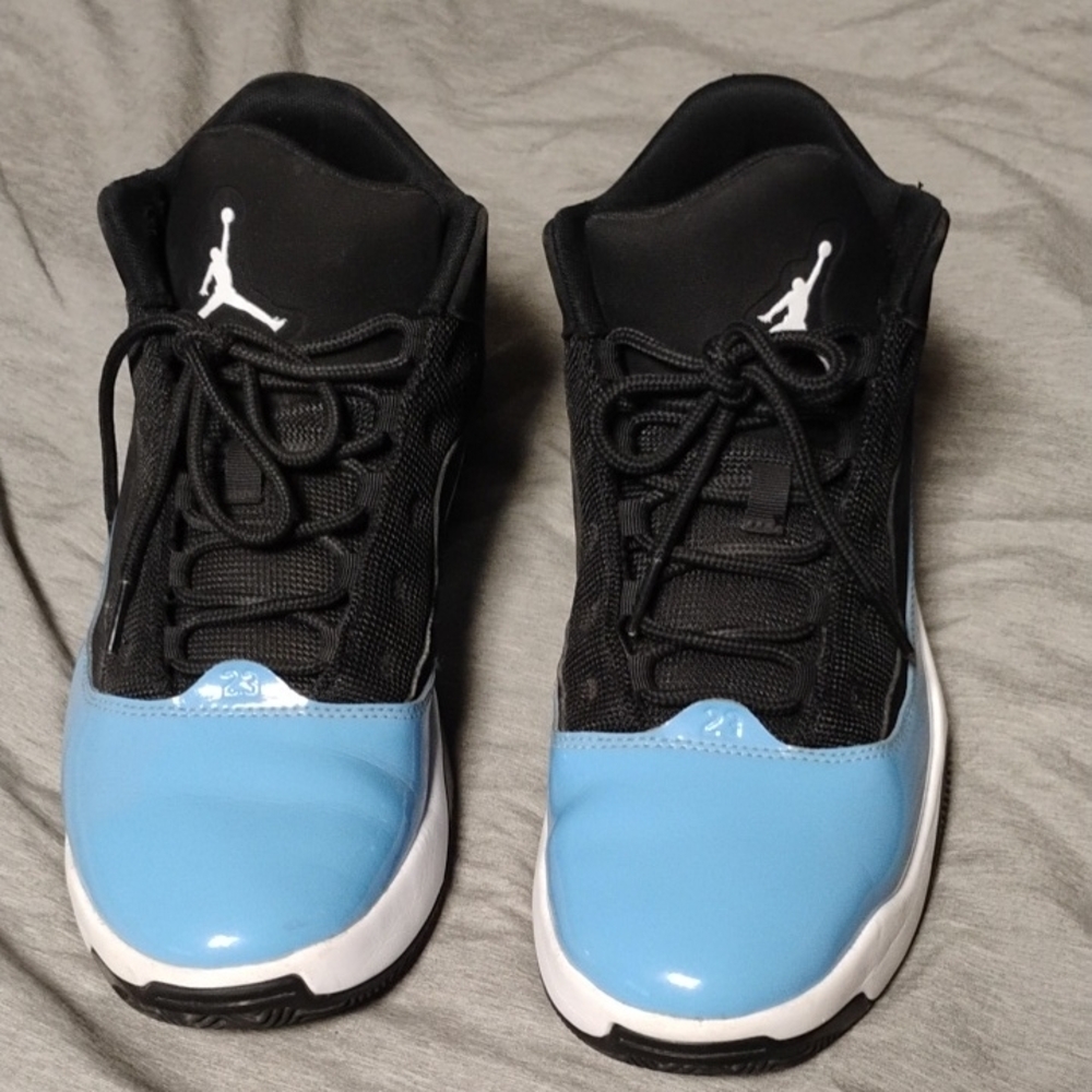 Jordan Black and Blue Sneakers